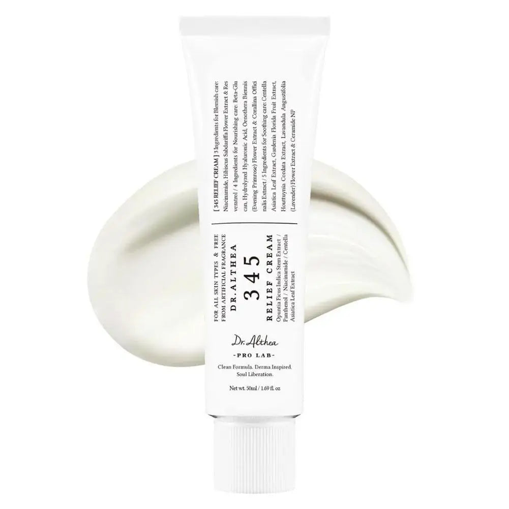 Dr.Althea 345 Relief Face Cream Address Blemishes Nourishing Skin