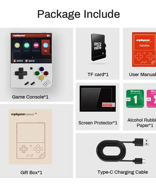 NEW Miyoo mini + Miyoomini Plus 3.5'' IPS OCA Portable 128GB Video Game Consoles ARM-Cortea-A7 3000mAh Support More Retro Game