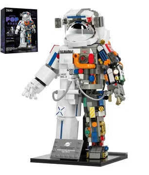 900PCS MOC Spaceman Astronaut Model Building Blocks Mechanical Exploring Adventure Assemble Bricks Puzzle Toy Christmas Gift Kid