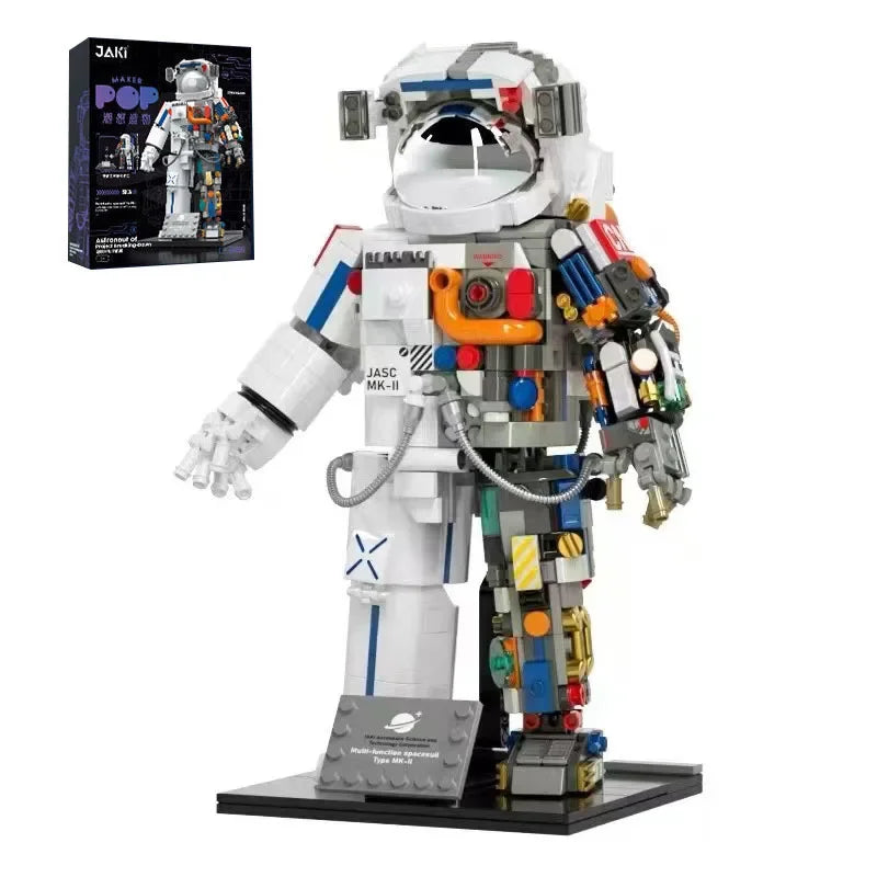 900PCS MOC Spaceman Astronaut Model Building Blocks Mechanical Exploring Adventure Assemble Bricks Puzzle Toy Christmas Gift Kid