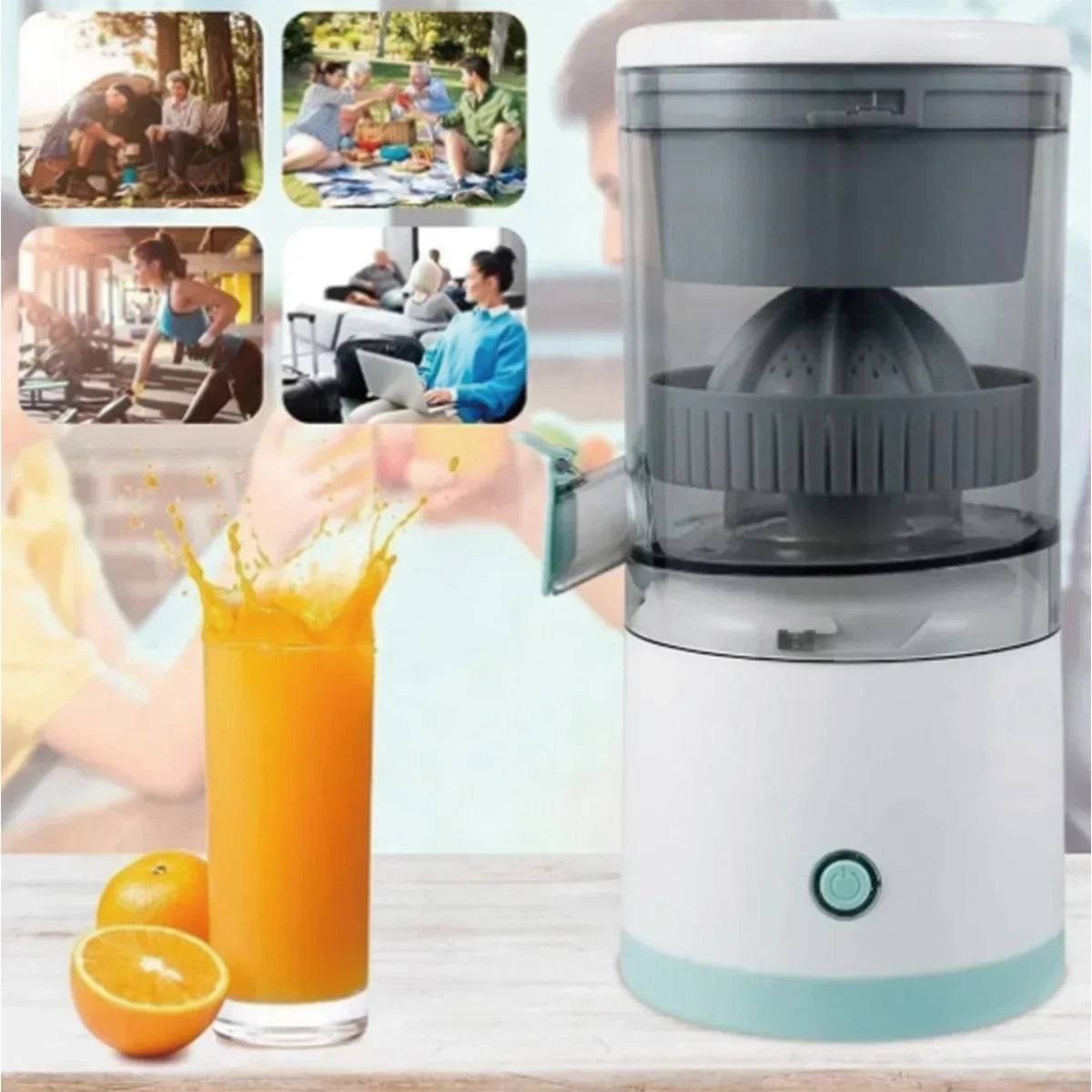 New Portable Home Juicer Fruit Juice Extractor, USB RechargeableElectric