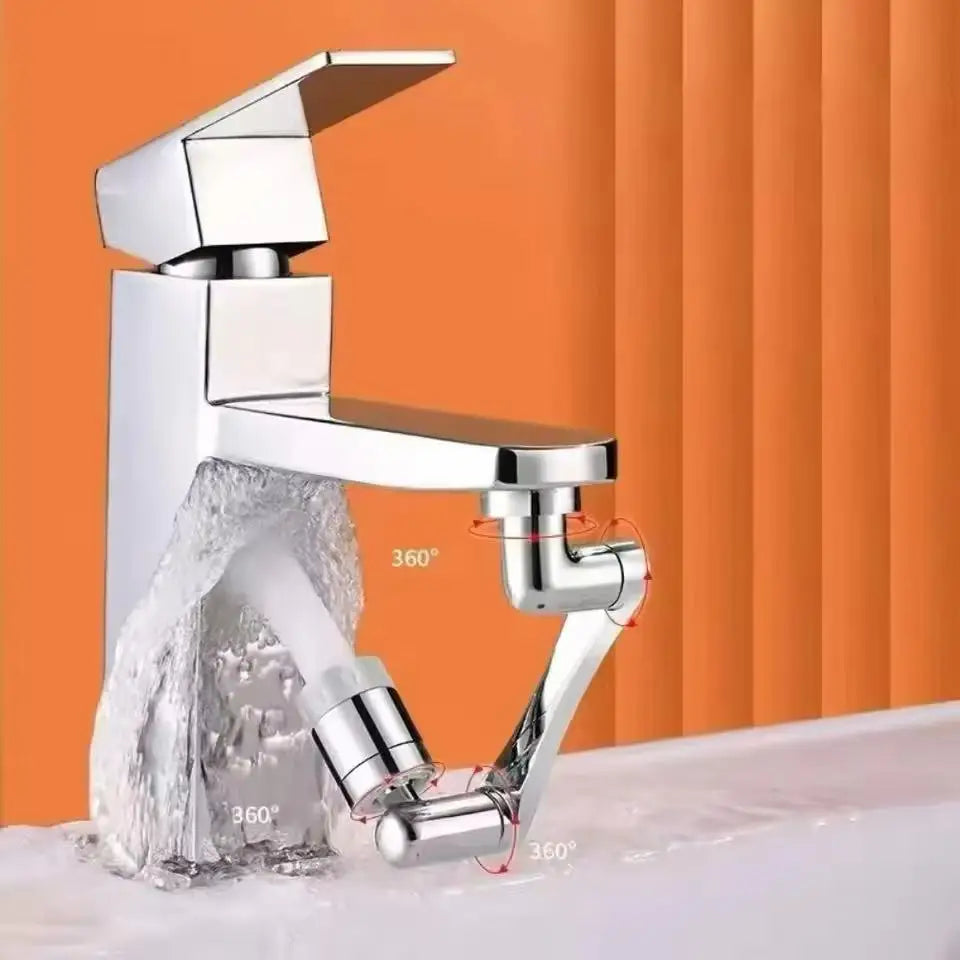 New universal rotary telescopic faucet inflator plastic splash filter kitchen faucet washbasin faucet bubbler nozzle manipulator