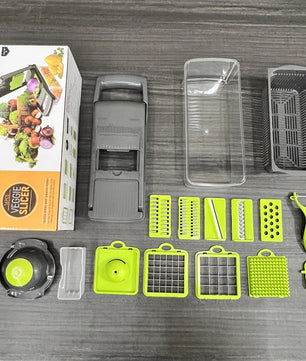 14Set of multifunctional grater, potato shredded vegetables, dicing, handy gadget slicer, kitchen for home, lazy shredding