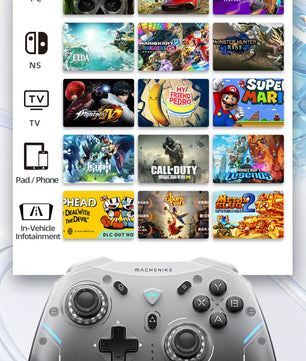 MACHENIKE G5 Pro Gaming Controller Three Mode Fps Wireless Game Pad Hall Trigger Joystick For Switch Pc Steam Gift