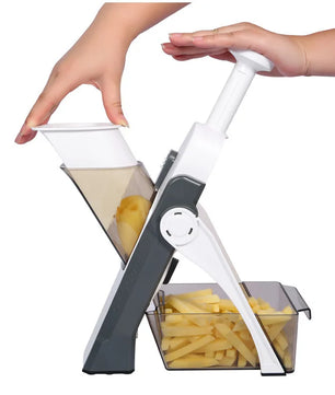 Adjustable Mandoline Slicer Stainless Steel Vegetable Slicer Julienne Safe Vegetable Dicer Onion Carrot Slicer