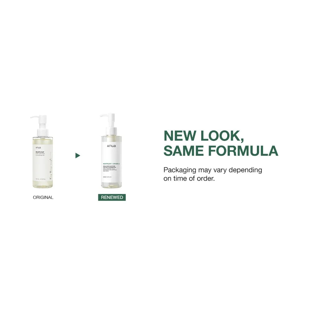 Anua Heartleaf Pore Control Cleansing Oil Korean Cleanser 200ml