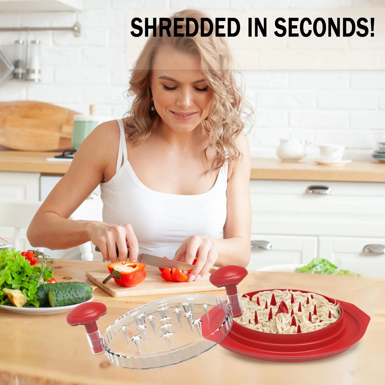 Chicken Shredder Tool: BPA-Free, Anti-Slip Meat Chopper for Kitchen