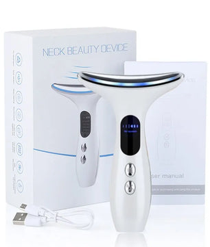 EMS Microcurrent Chin Lifting Face Neck Beauty Device LED Photon Firming Rejuvenation Anti Wrinkle Skin Care Facial Massager