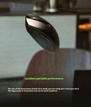 Razer Orochi V2 Wireless Bluetooth Mouse Lightweight 2 Wireless Modes 5g Mice Advanced 18k Dpi Optical Sensor Pc Gaming Mouse