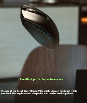 Razer Orochi V2 Wireless Bluetooth Mouse Lightweight 2 Wireless Modes 5g Mice Advanced 18k Dpi Optical Sensor Pc Gaming Mouse