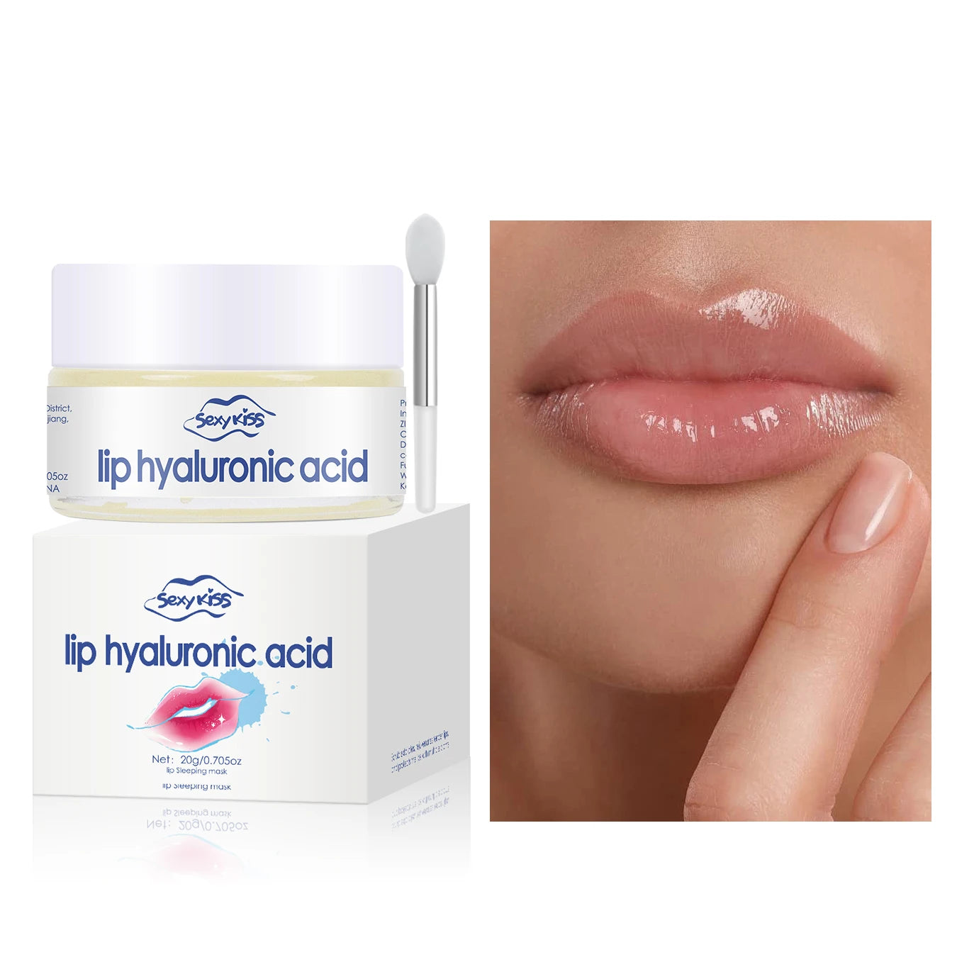 Hyaluronic acid collagen Sleep lip mask 20g deep hydration lasting moisturizing
