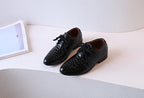 Boys Leather Shoes for Party Wedding Shows Catwalk Cool Lace-up Classic Kids Fashion Casual Shoes Loafers 2023 Children Dress PU