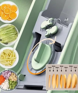 Adjustable Mandoline Slicer Stainless Steel Vegetable Slicer Julienne Safe Vegetable Dicer Onion Carrot Slicer