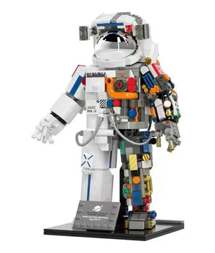 900PCS MOC Spaceman Astronaut Model Building Blocks Mechanical Exploring Adventure Assemble Bricks Puzzle Toy Christmas Gift Kid