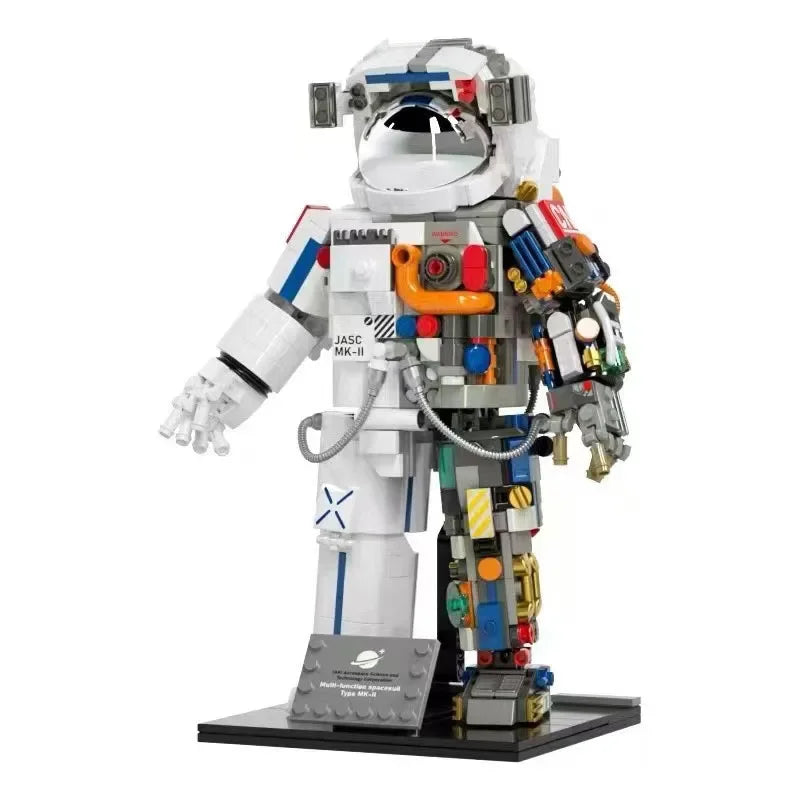900PCS MOC Spaceman Astronaut Model Building Blocks Mechanical Exploring Adventure Assemble Bricks Puzzle Toy Christmas Gift Kid