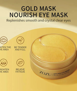 60pcs/120pcs Avocado Golden Collagen Eye Mask Anti Dark Circles