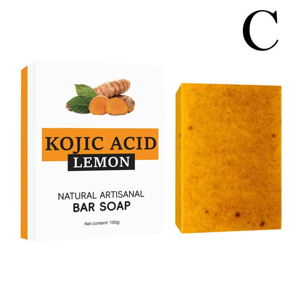Turmeric Soap Face Cleansing Anti Acne Whitening Skin Lightening Face Remove