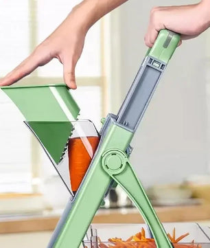 Adjustable Mandoline Slicer Stainless Steel Vegetable Slicer Julienne Safe Vegetable Dicer Onion Carrot Slicer