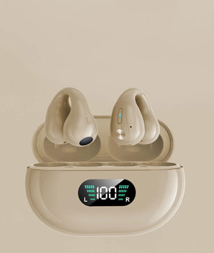 Q71 TWS Bone Conduction Bluetooth Earphones HiFi Stereo Ear Clip Earbud Sports Wireless Headphones Mini Noise Cancelling Headset