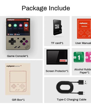 NEW Miyoo mini + Miyoomini Plus 3.5'' IPS OCA Portable 128GB Video Game Consoles ARM-Cortea-A7 3000mAh Support More Retro Game