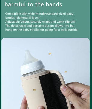 USB constant temperature heating bottle cup cover insulation artifact warm milk cover portable universal insulation cover for ou