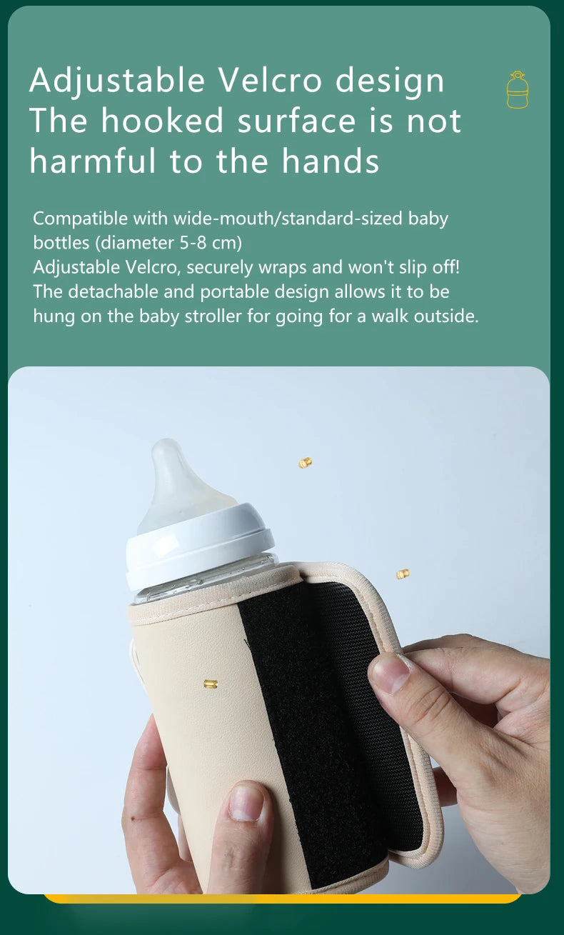 USB constant temperature heating bottle cup cover insulation artifact warm milk cover portable universal insulation cover for ou