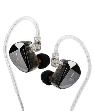 KZ AS10 PRO 5BA IEM In-Ear Monitor HiFi Bass Stereo Earphones Wired Earbuds with Silver-plated Cable for Audiophiles Musicians
