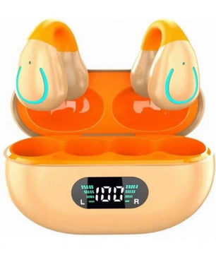 Wireless Bluetooth Earphones Earring HIFI Bass Music Headphones Ear Clip Sport TWS Earbuds Game Headset PK Ambie Sound Earcuffs