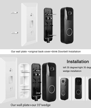Best Blink Doorbell Wall Plate with 35° Adjustable Angle