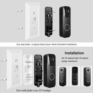 Best Blink Doorbell Wall Plate with 35° Adjustable Angle