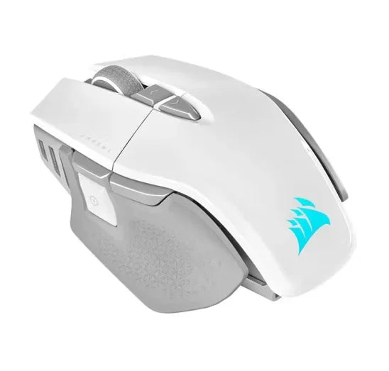 Corsair M65 RGB Ultra Wireless Tunable FPS Wireless Gaming MouseSub-1ms Slipstream Wireless Technology 26,000 DPI -White/Black