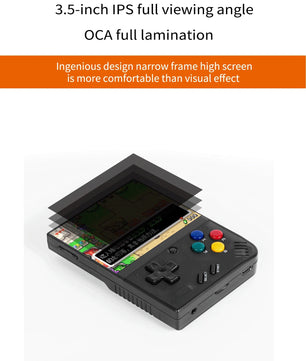 NEW Miyoo mini + Miyoomini Plus 3.5'' IPS OCA Portable 128GB Video Game Consoles ARM-Cortea-A7 3000mAh Support More Retro Game