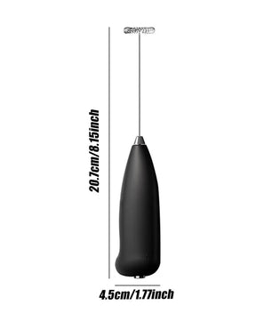 Electric Milk Frother Handheld Mixer – Portable Coffee Foamer and Egg Beater