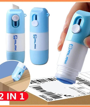 2-in-1 Thermal Paper Eraser & Mail Opener with Privacy Protection