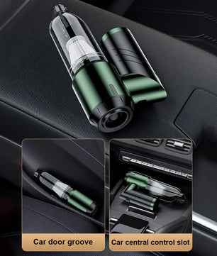 100W Small Portable Vacuum Cleaner 16000PA Foldable High Power Cordless Handheld Vacuum Cleaner Brushless Motor Rechargeable Car