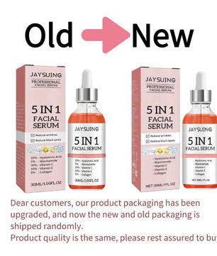 5 In 1 Fade fine lines Firming Face Serum Moisturizing brightning Vitamin C
