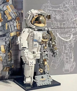 900PCS MOC Spaceman Astronaut Model Building Blocks Mechanical Exploring Adventure Assemble Bricks Puzzle Toy Christmas Gift Kid