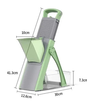 Adjustable Mandoline Slicer Stainless Steel Vegetable Slicer Julienne Safe Vegetable Dicer Onion Carrot Slicer