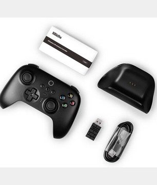 8BitDo - New Ultimate 2.4G Wireless, Hall Effect Joystick Update, Gaming Controller for PC, Windows Steam Deck, Android & iPhone
