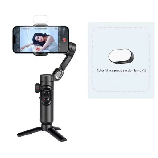 AOCHUAN 3-Axis Handheld Gimbal Stabilizer with Fill Light - Perfect for iPhone, Android, TikTok & Vlogging!